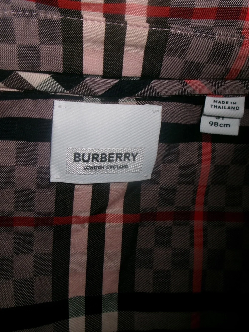 Burberry youth plaid dress size 3Y